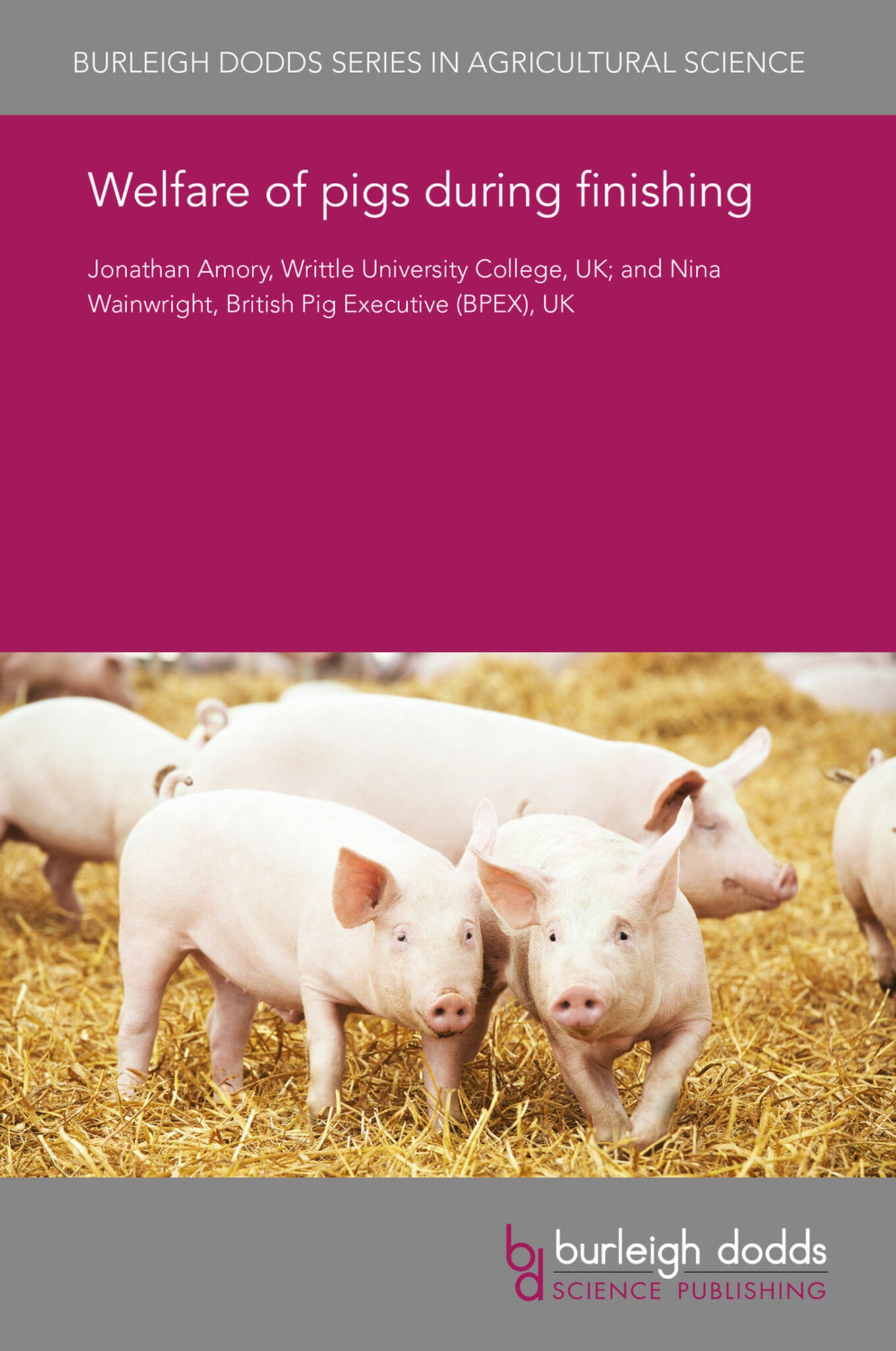 Cover image for Welfare of pigs during finishing ISBN 9781838795221